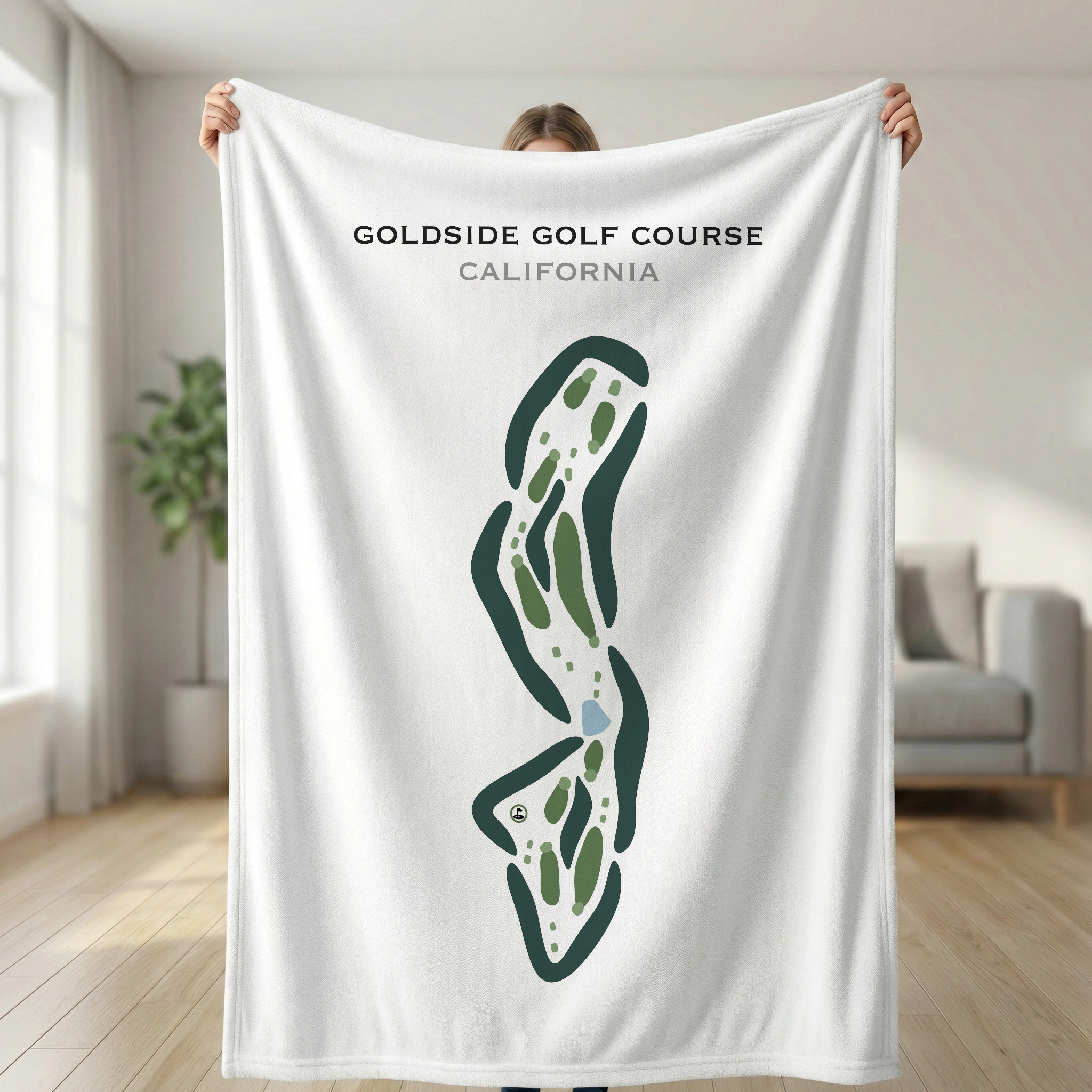 Goldside Golf Course, California - Printed Golf Courses