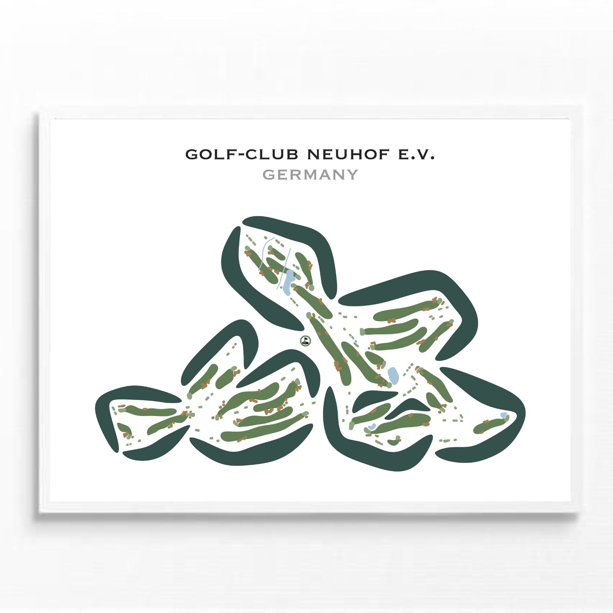 Golf-Club Neuhof e.V., Germany - Printed Golf Courses