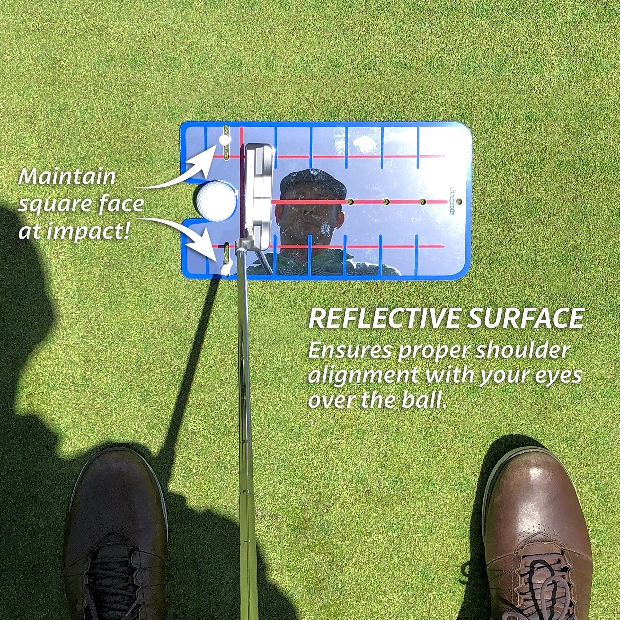 GoSports Golf Putting Alignment Mirror - Practice Training Aid for Precision Putting