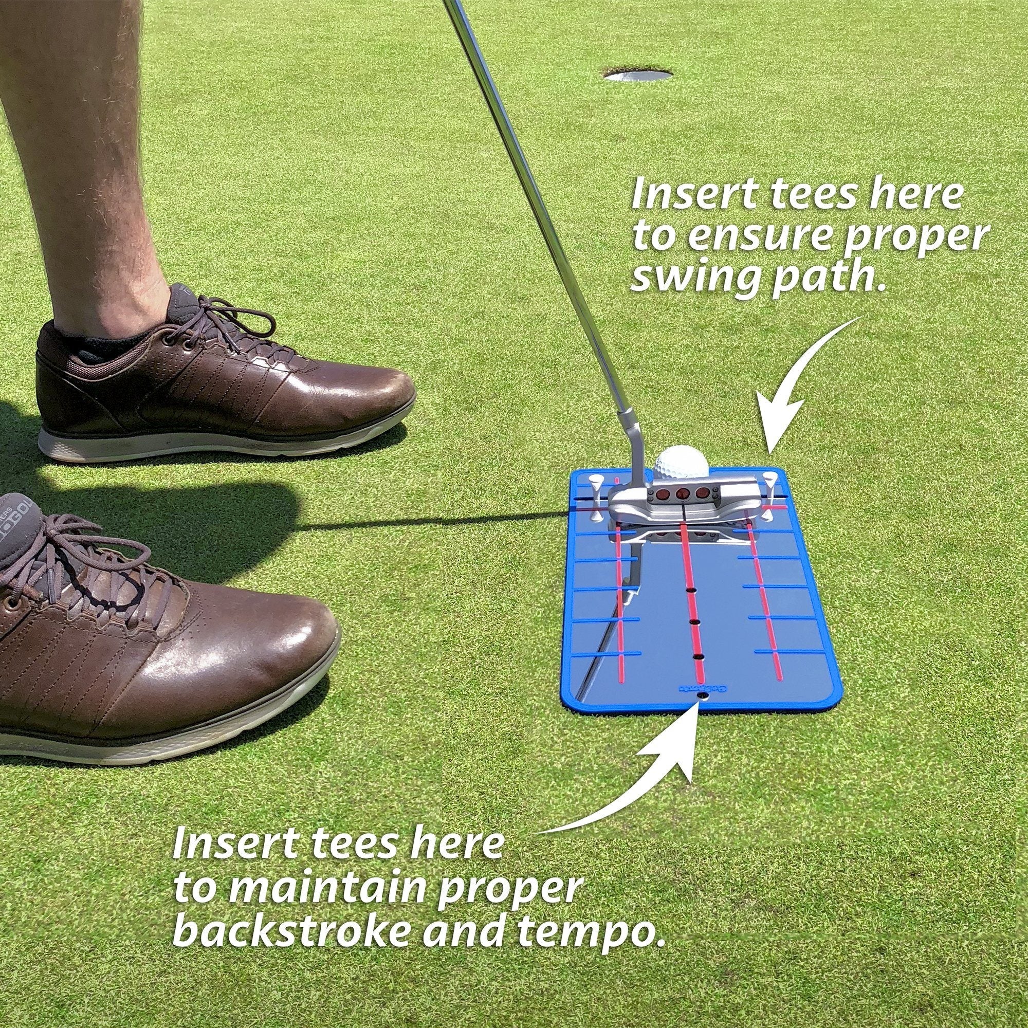 GoSports Golf Putting Alignment Mirror - Practice Training Aid for Precision Putting