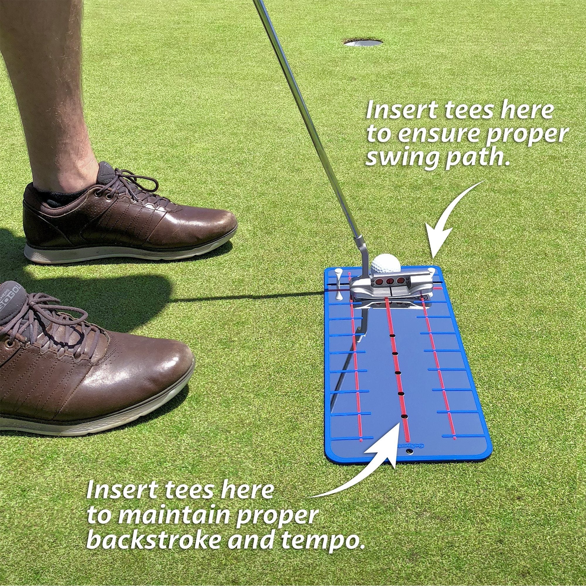 GoSports Golf Putting Alignment Mirror - Practice Training Aid for Precision Putting