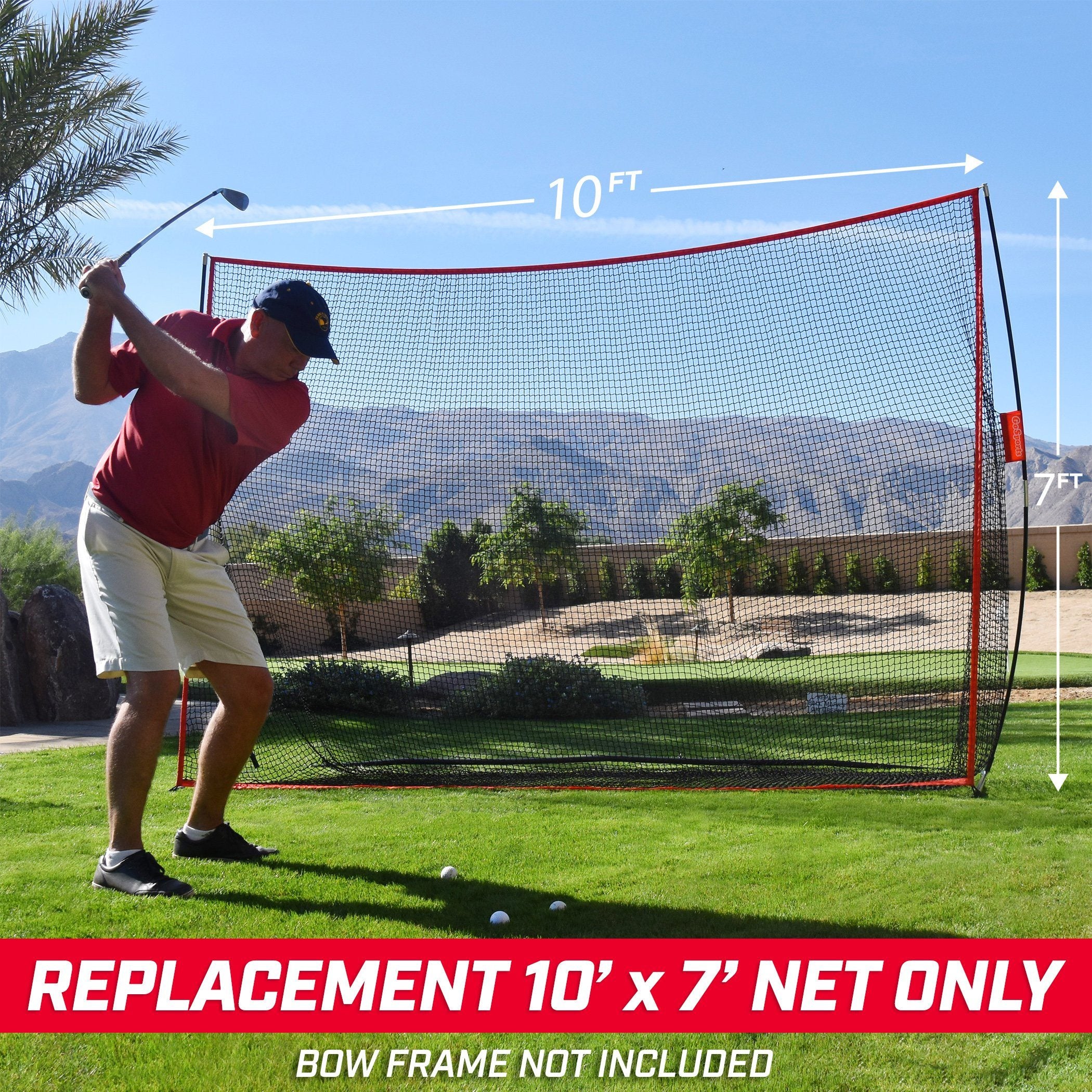 GoSports 10 ft x 7 ft Replacement Golf Net