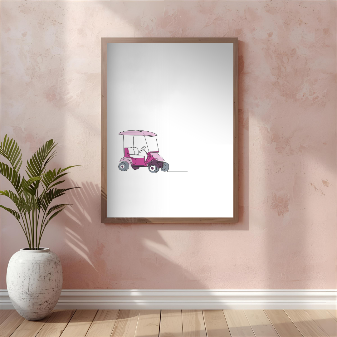 Golf Kart - Pink