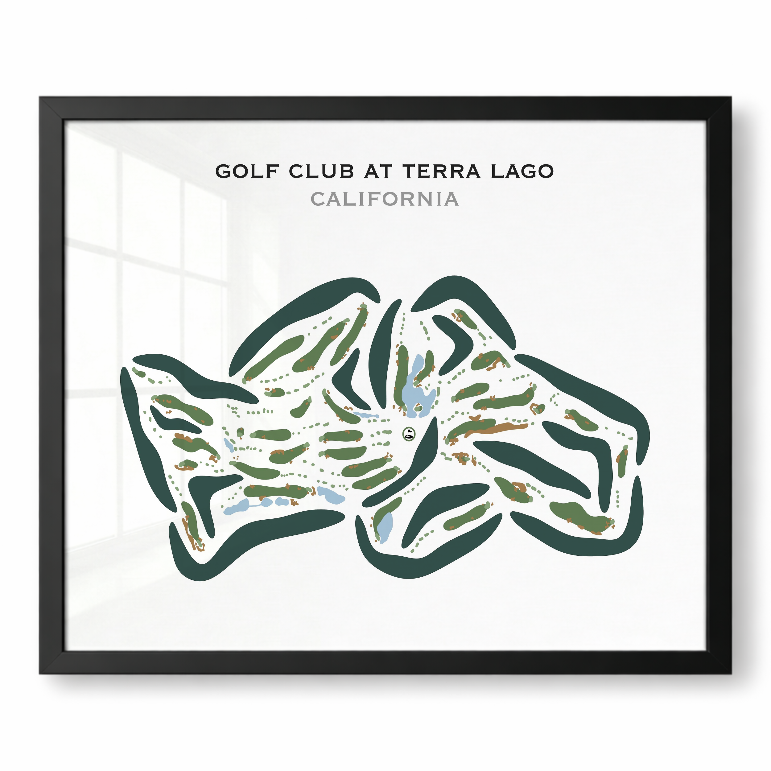 Golf Club At Terra Lago, California - Printed Golf Courses