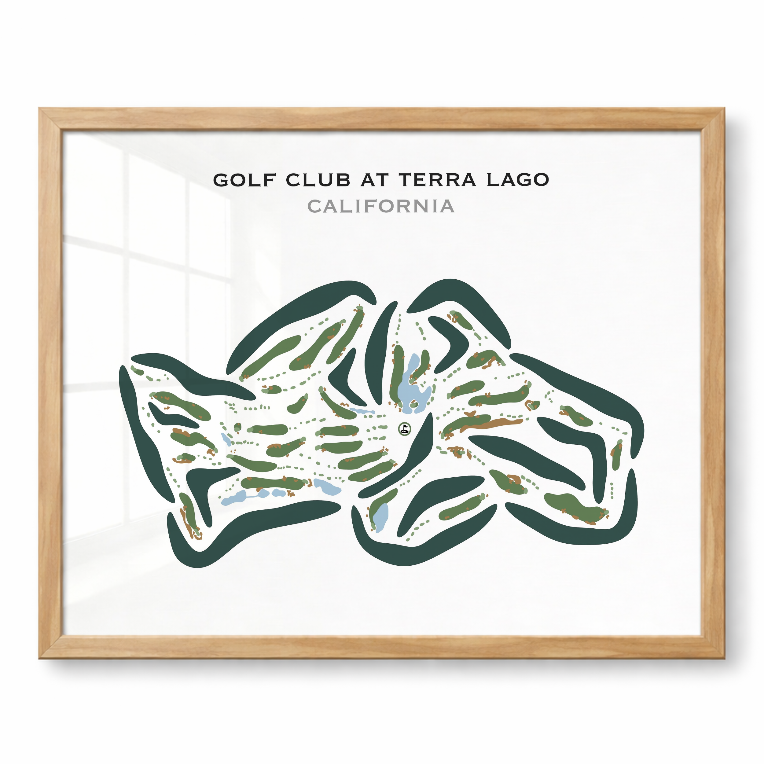 Golf Club At Terra Lago, California - Printed Golf Courses