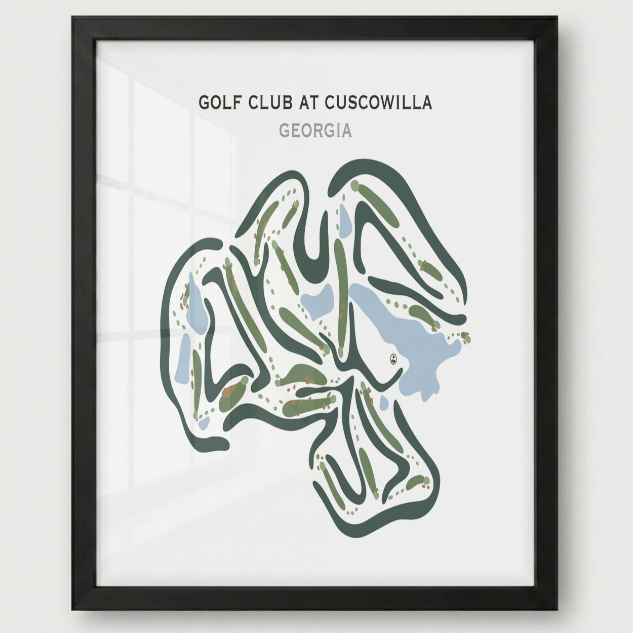 Golf Club at Cuscowilla, Georgia - Printed Golf Courses