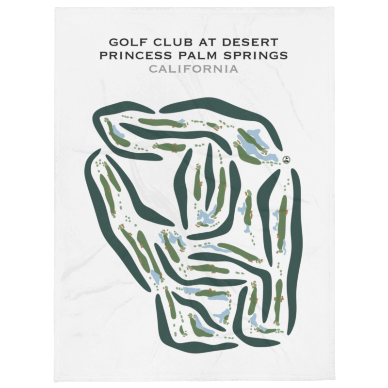 Golf Club at Desert Princess Country Club, California - Printed Golf Courses