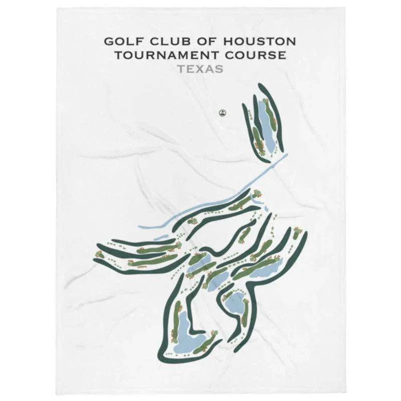 Golf Club of Houston Tournament Course, Texas - Printed Golf Courses