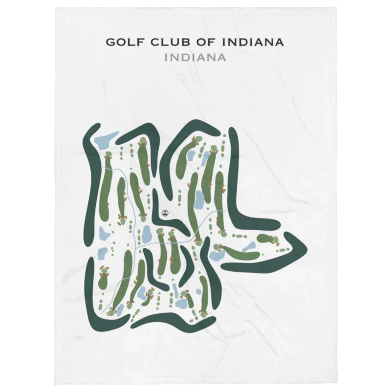 Golf Club of Indiana, Indiana - Printed Golf Courses