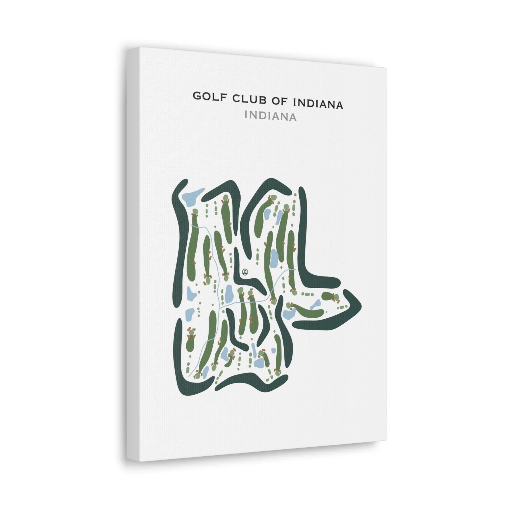Golf Club of Indiana, Indiana - Printed Golf Courses