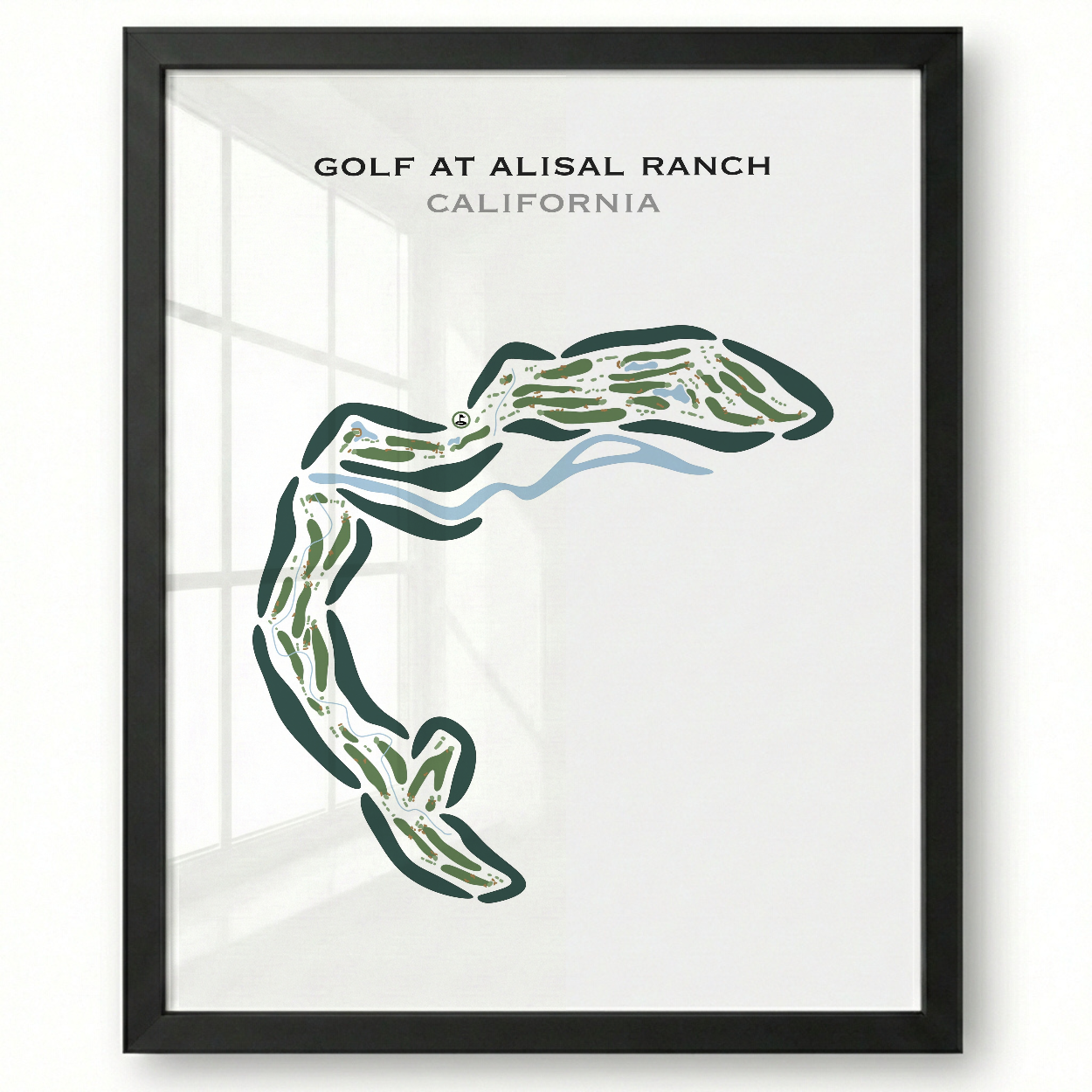 Golf at Alisal Ranch, California - Printed Golf Courses