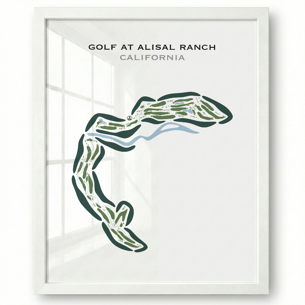 Golf at Alisal Ranch, California - Printed Golf Courses