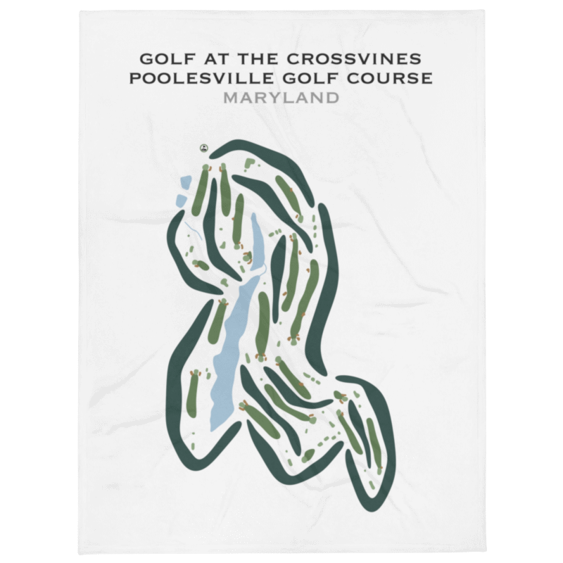 Golf at The Crossvines - Poolesville Golf Course, Maryland - Printed Golf Courses