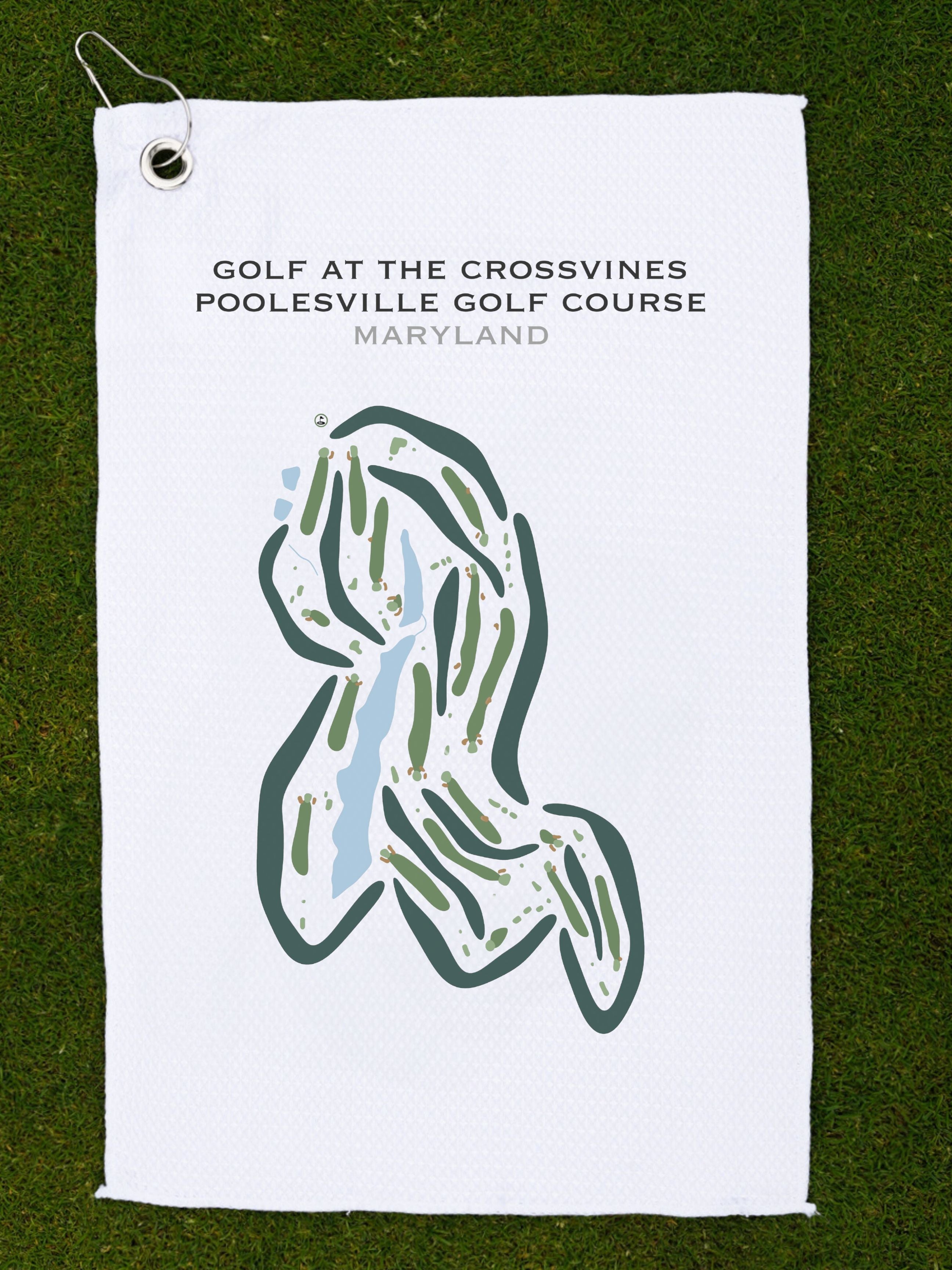 Golf at The Crossvines - Poolesville Golf Course, Maryland - Printed Golf Courses