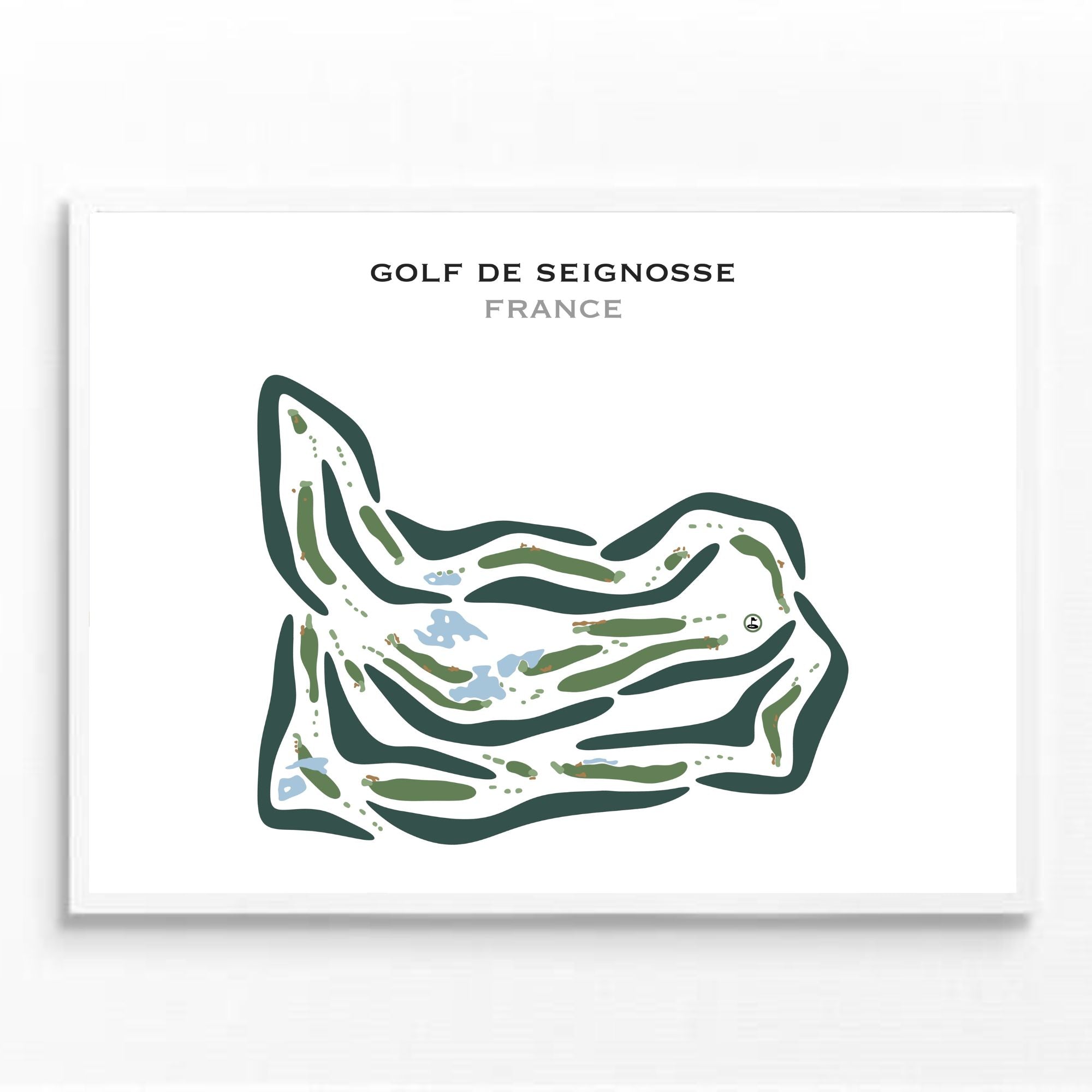 Golf de Seignosse, France - Printed Golf Courses