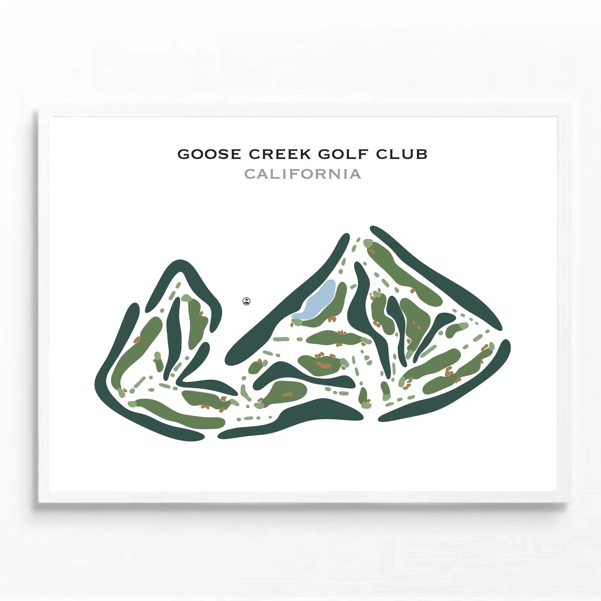 Goose Creek Golf Club, California - Printed Golf Course