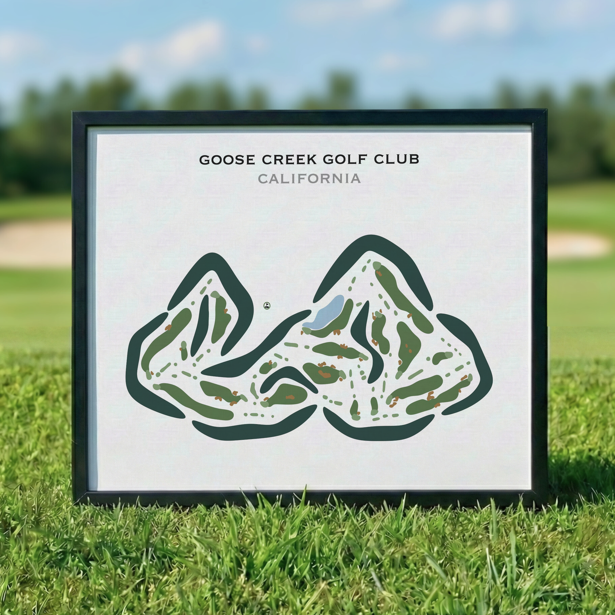 Goose Creek Golf Club, California - Printed Golf Courses