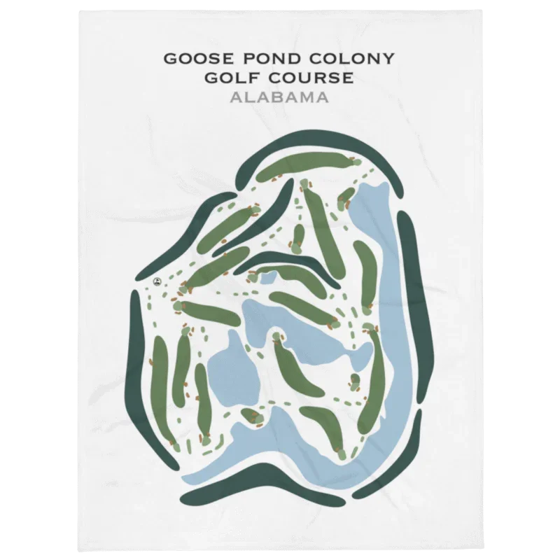 Goose Pond Colony Golf Course, Alabama - Printed Golf Courses