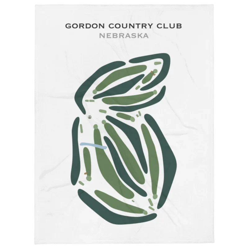 Gordon Country Club, Nebraska - Printed Golf Courses