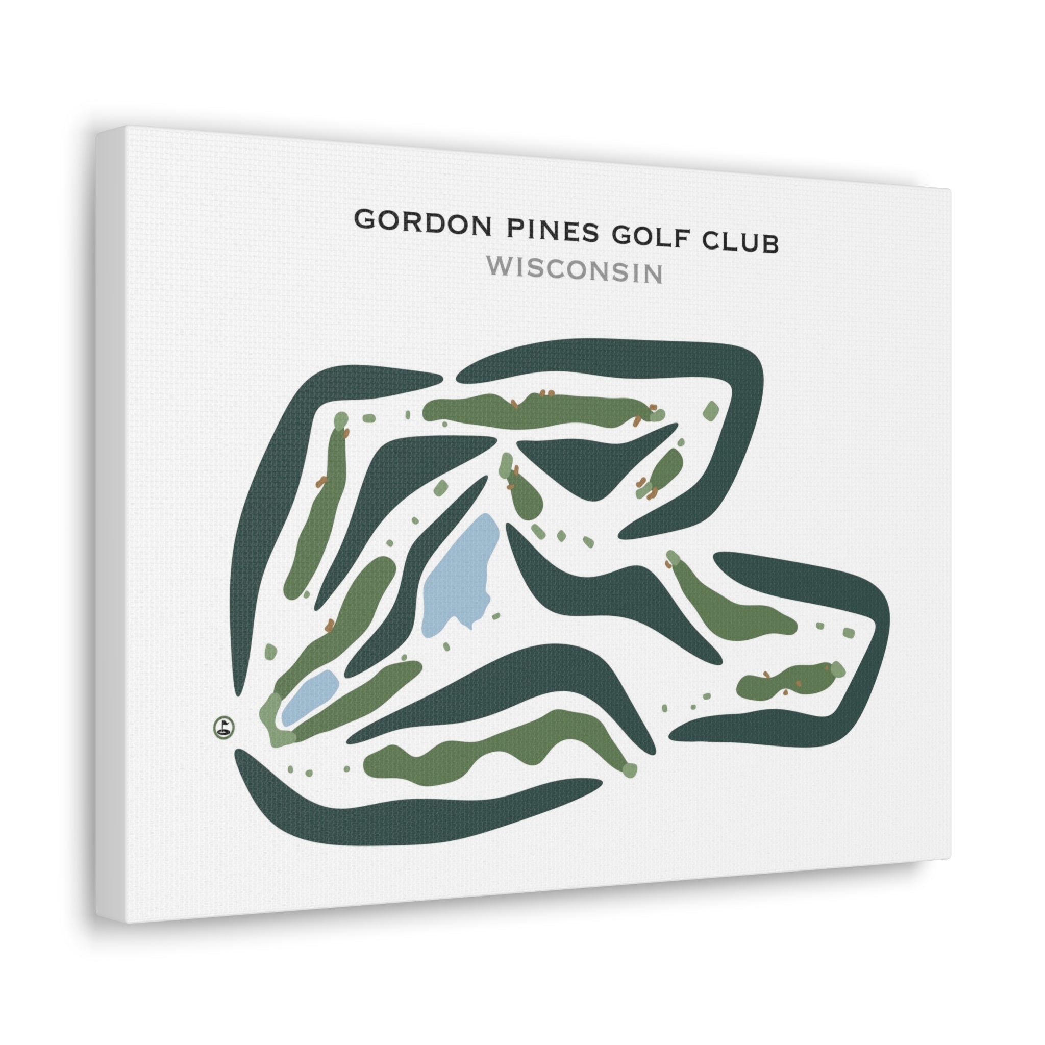 Gordon Pines Golf Club, Wisconsin - Printed Golf Courses