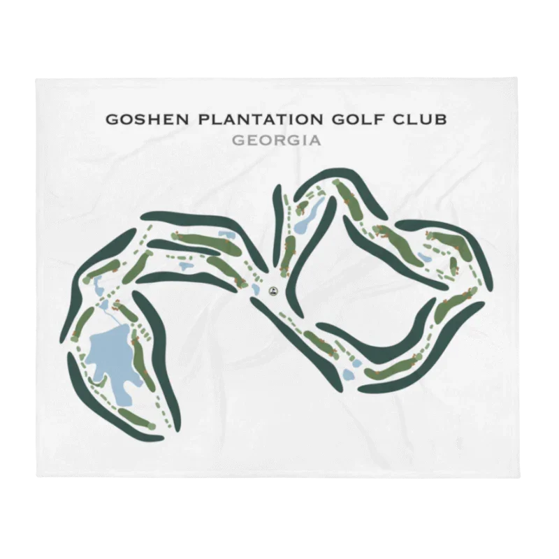 Goshen Plantation Golf Club, Georgia - Printed Golf Course