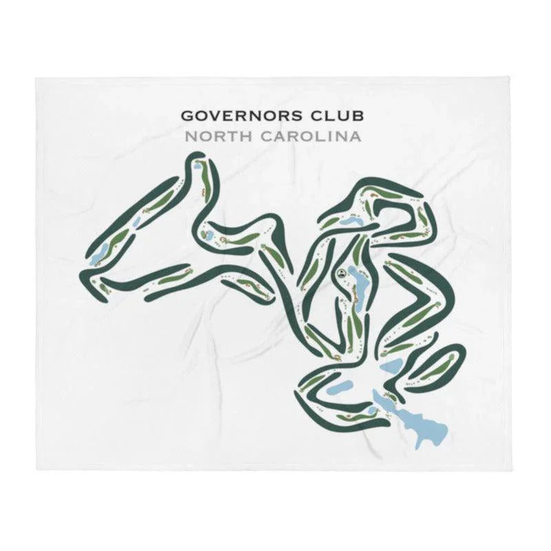 Governors Club, North Carolina - Printed Golf Courses