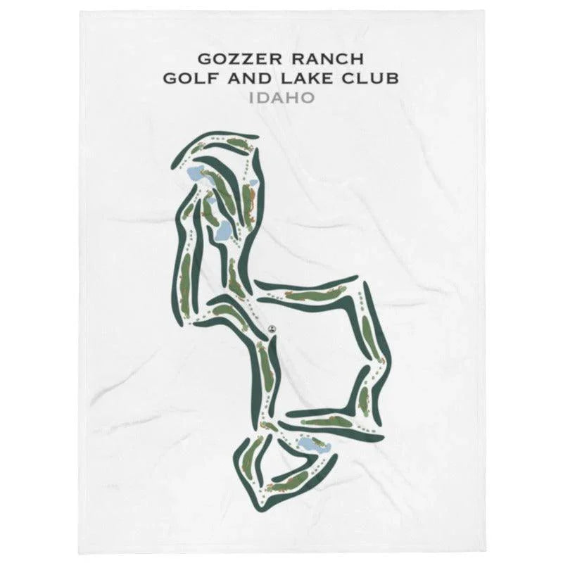 Gozzer Ranch Golf and Lake Club, Idaho - Printed Golf Courses