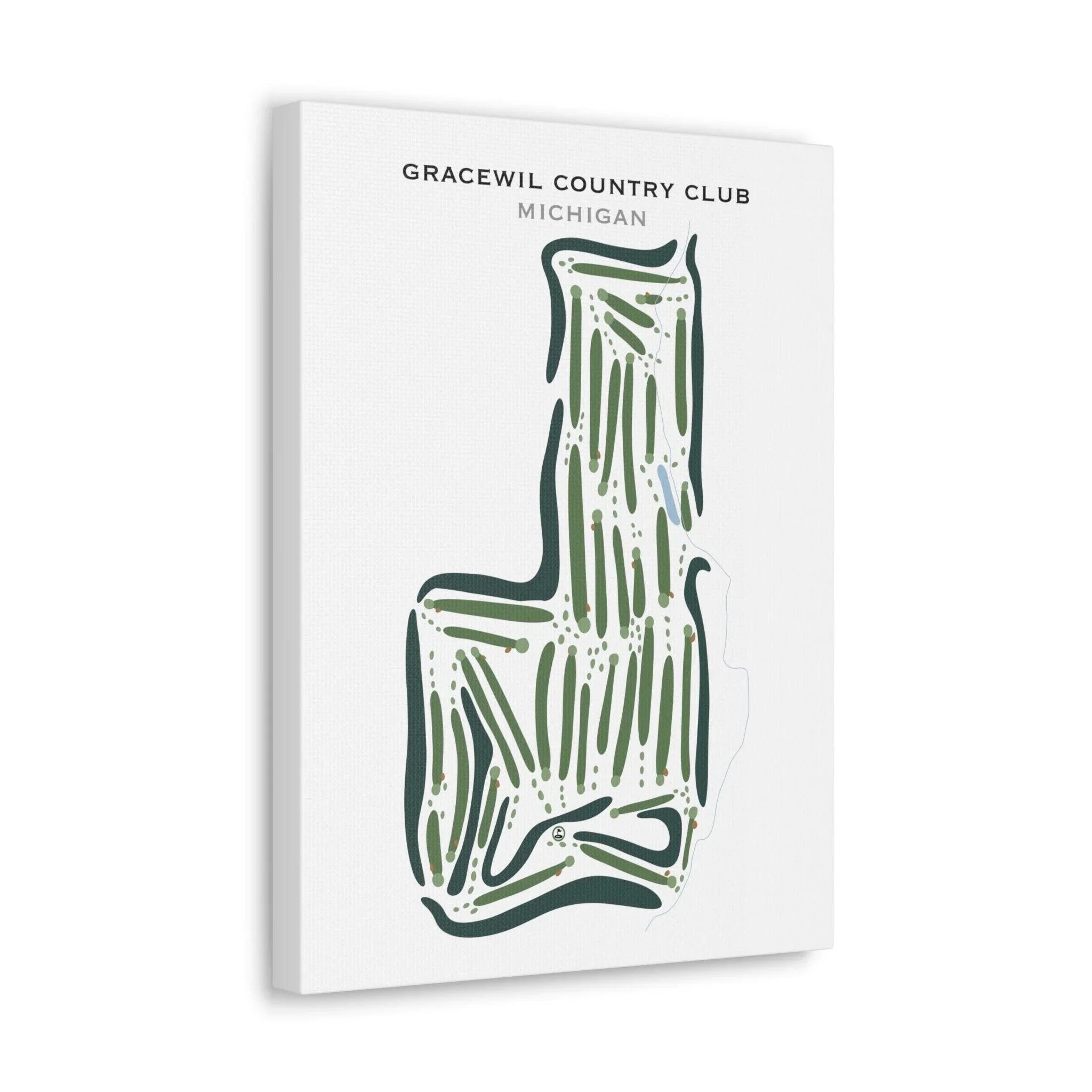 Gracewil Country Club, Michigan - Printed Golf Courses