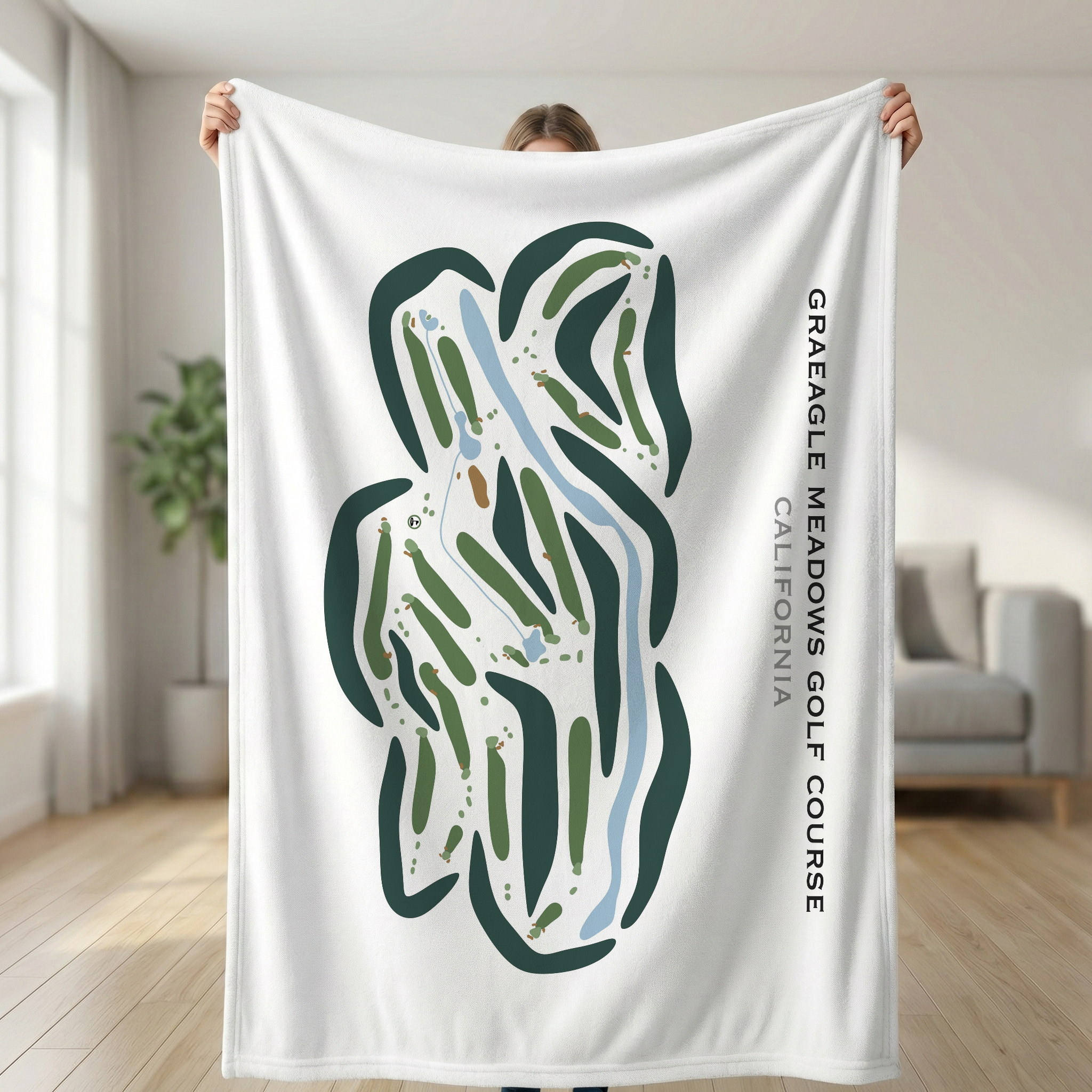 Graeagle Meadows Golf Course, California - Printed Golf Course