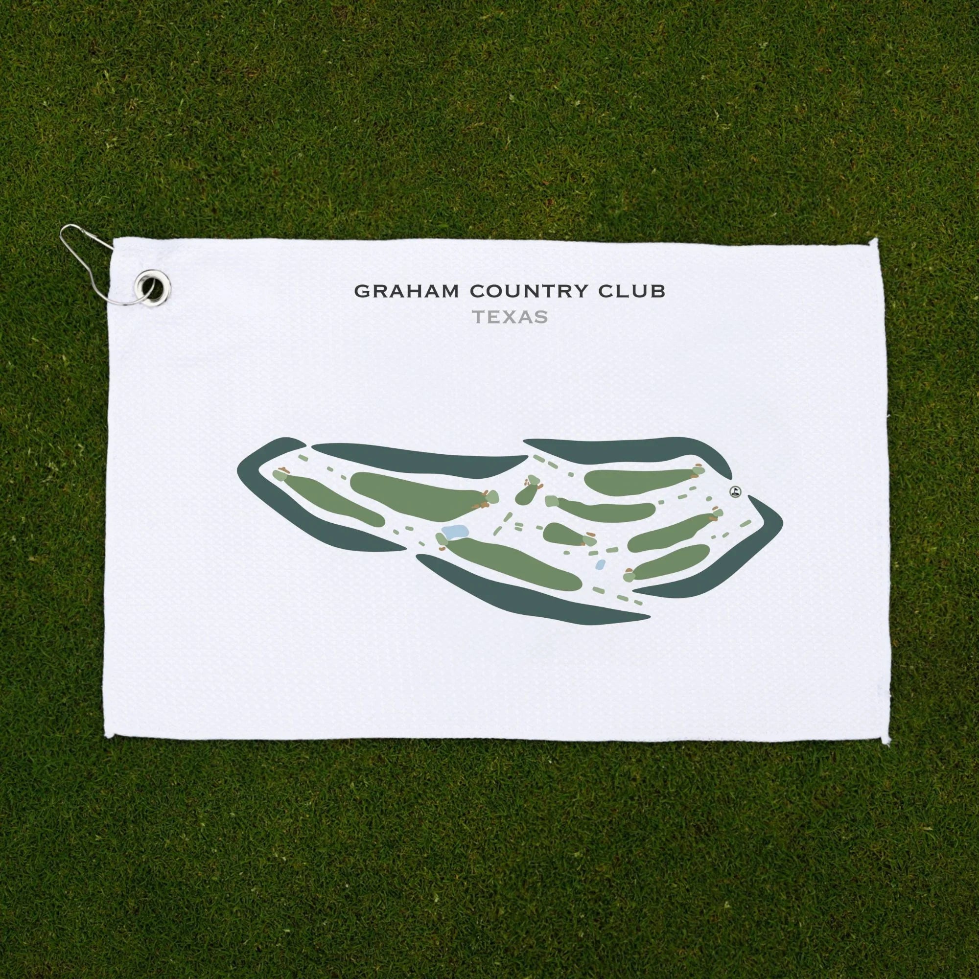 Graham Country Club, Texas - Printed Golf Courses