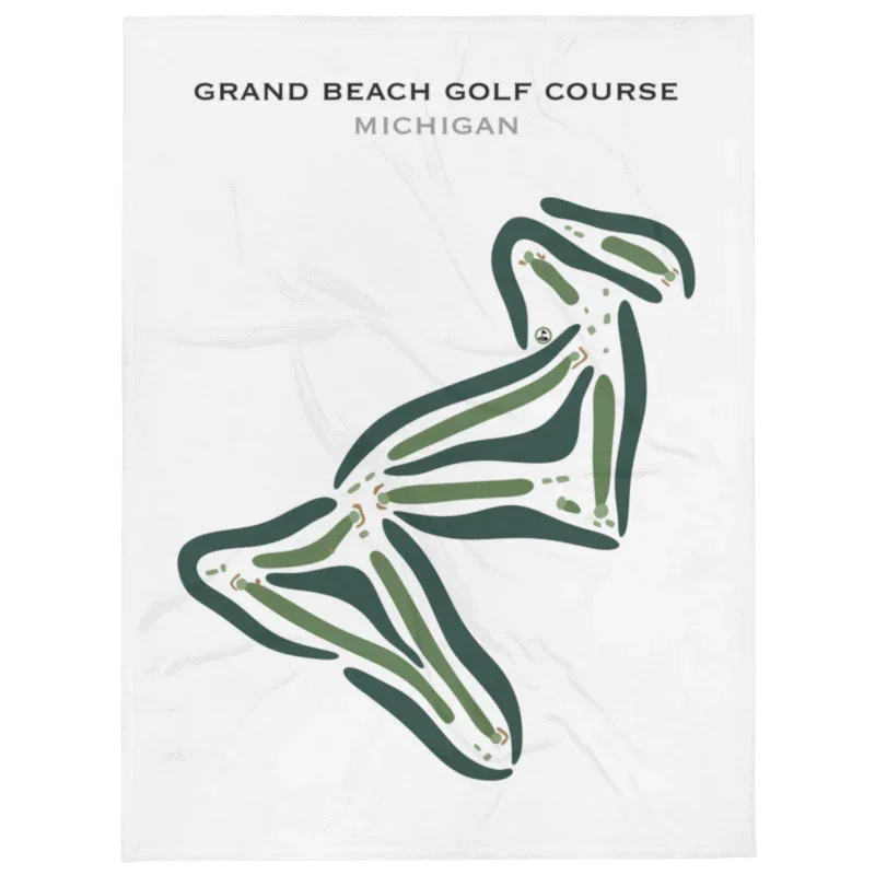 Grand Beach Golf Course, Michigan - Printed Golf Courses