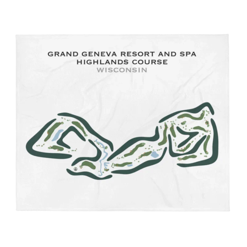 Grand Geneva Resort & Spa - The Highlands Course, Wisconsin - Printed Golf Courses