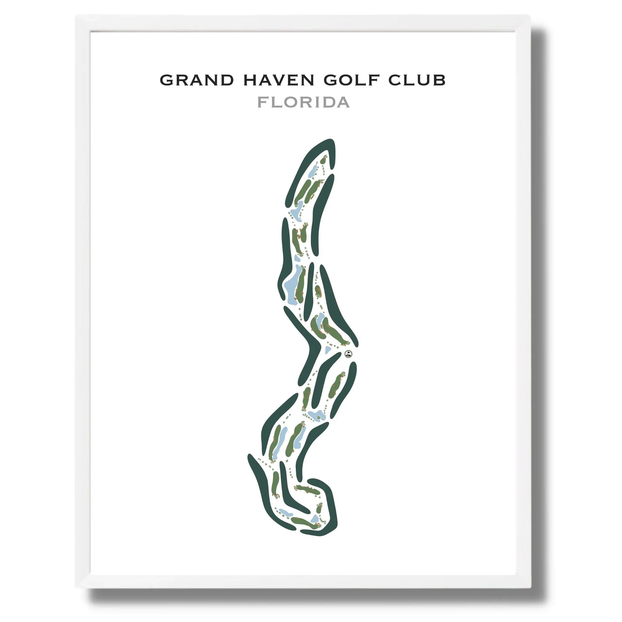 Grand Haven Golf Club, Florida - Printed Golf Courses