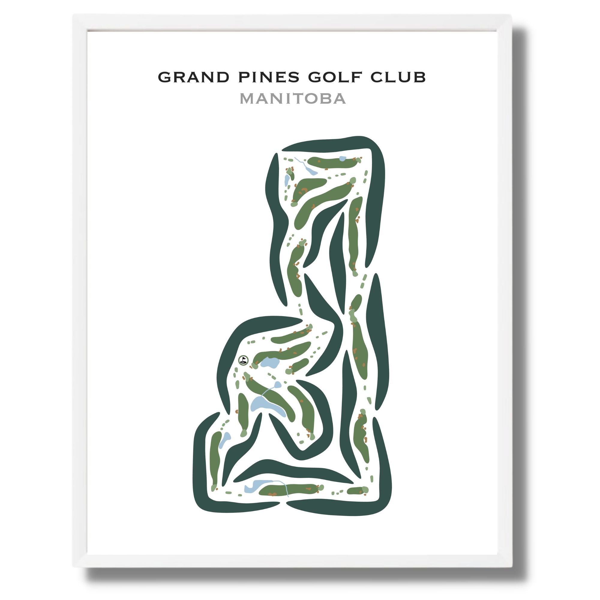 Grand Pines Golf Club, Canada - Printed Golf Courses