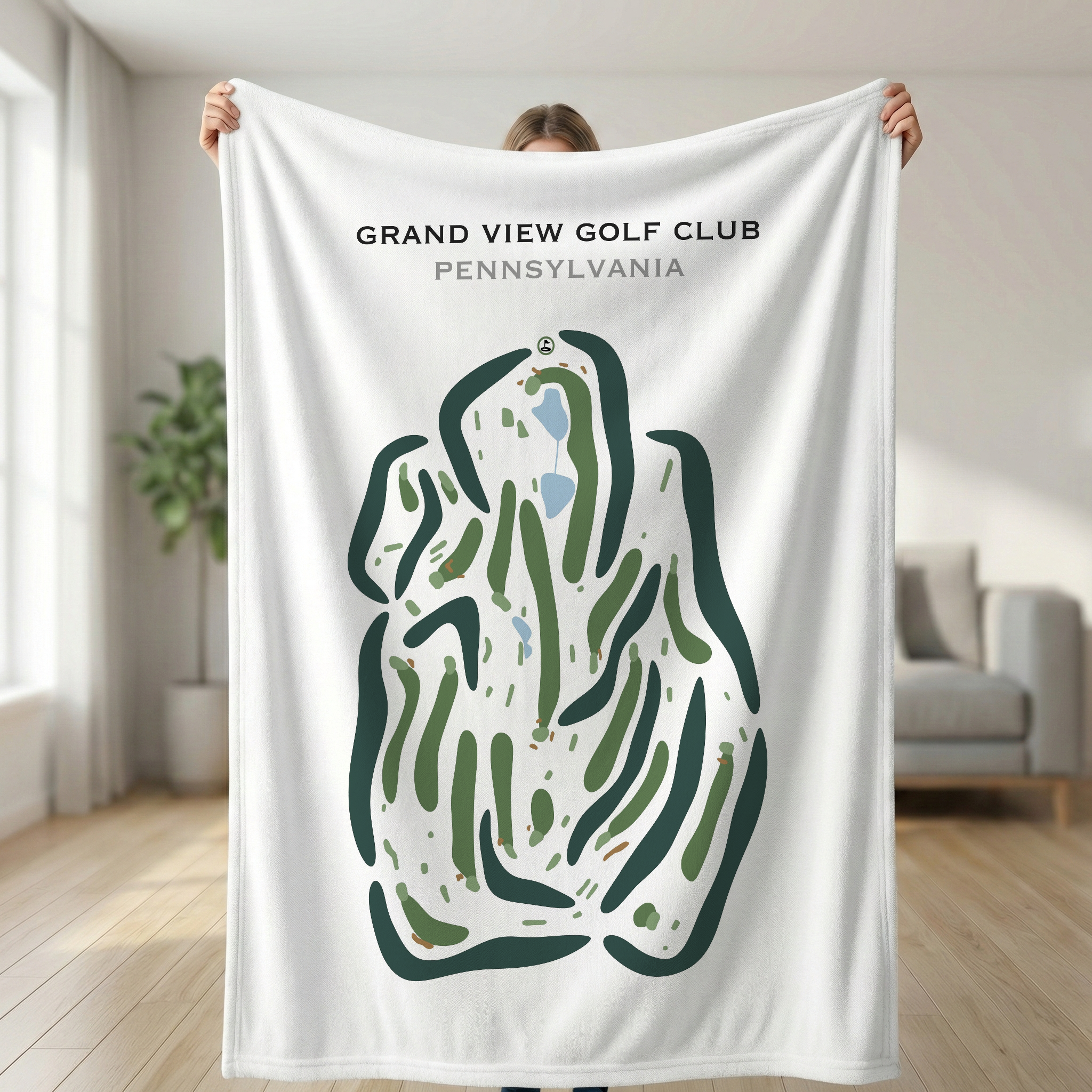 Grand View Golf Club, Pennsylvania - Printed Golf Courses