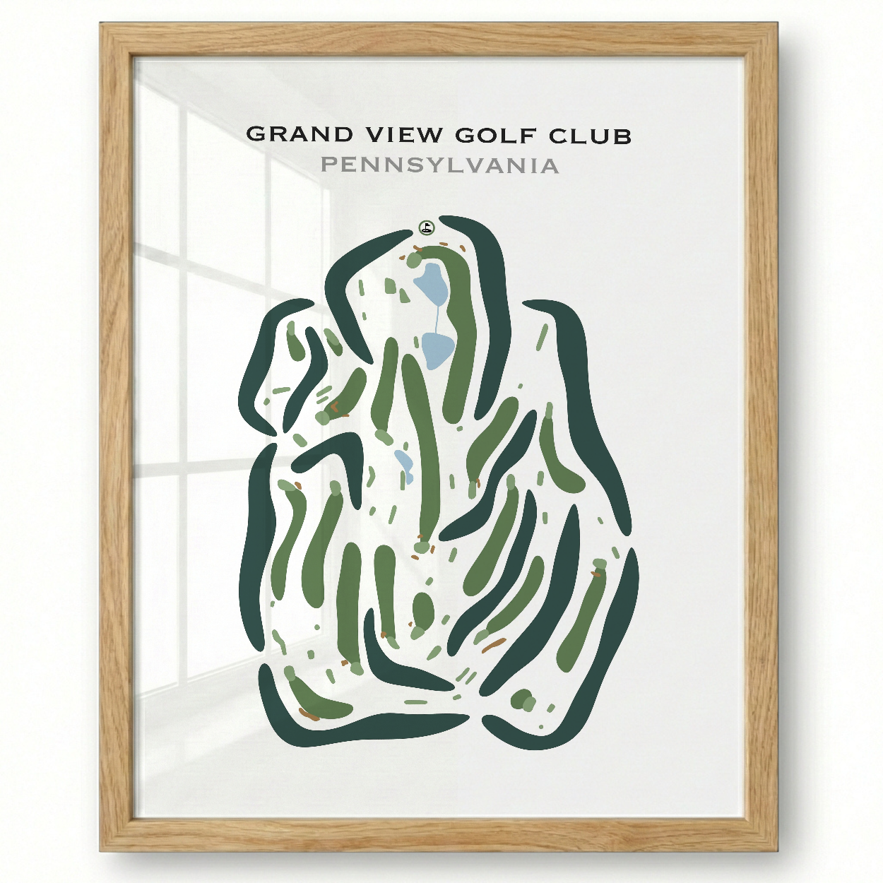 Grand View Golf Club, Pennsylvania - Printed Golf Courses