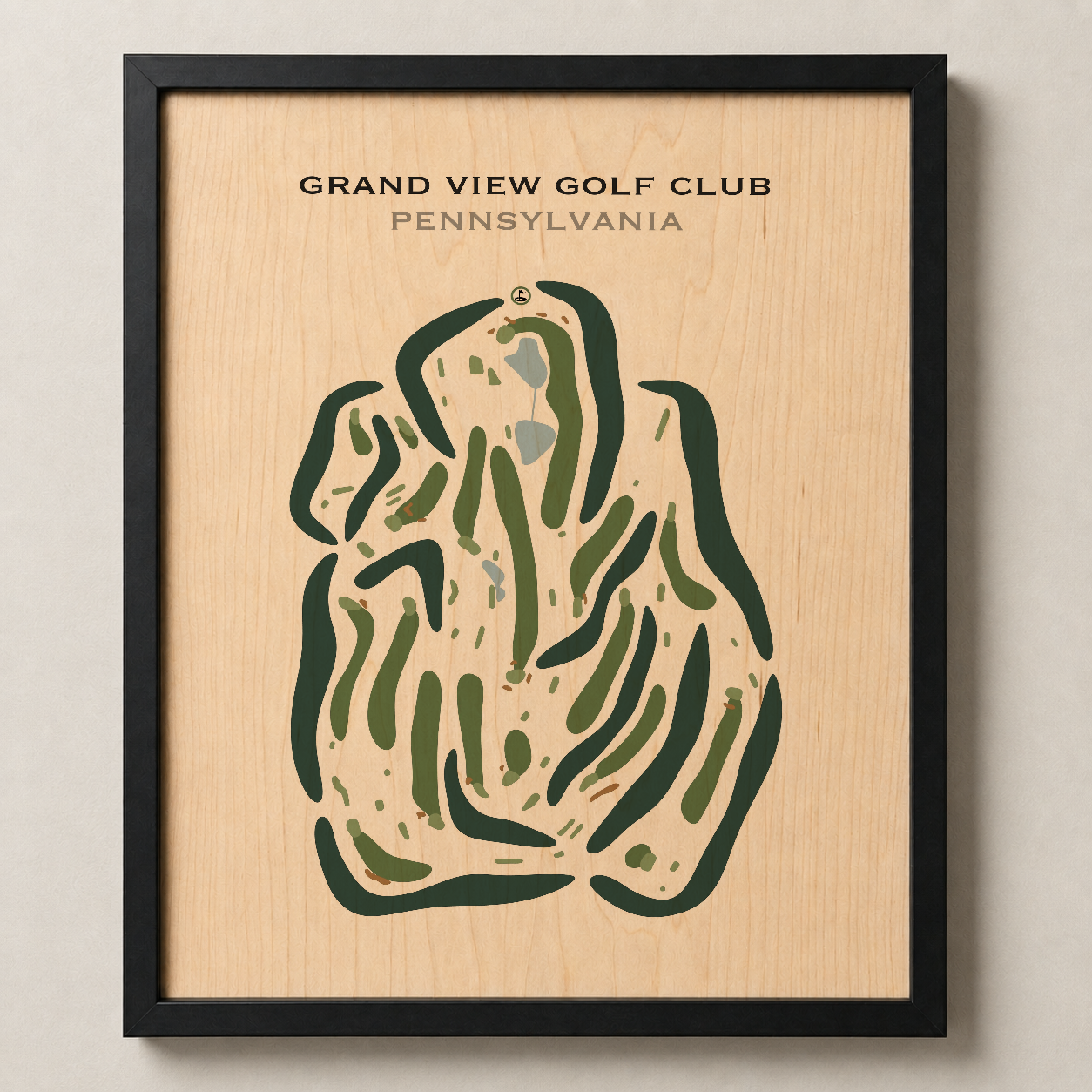Grand View Golf Club, Pennsylvania - Printed Golf Courses