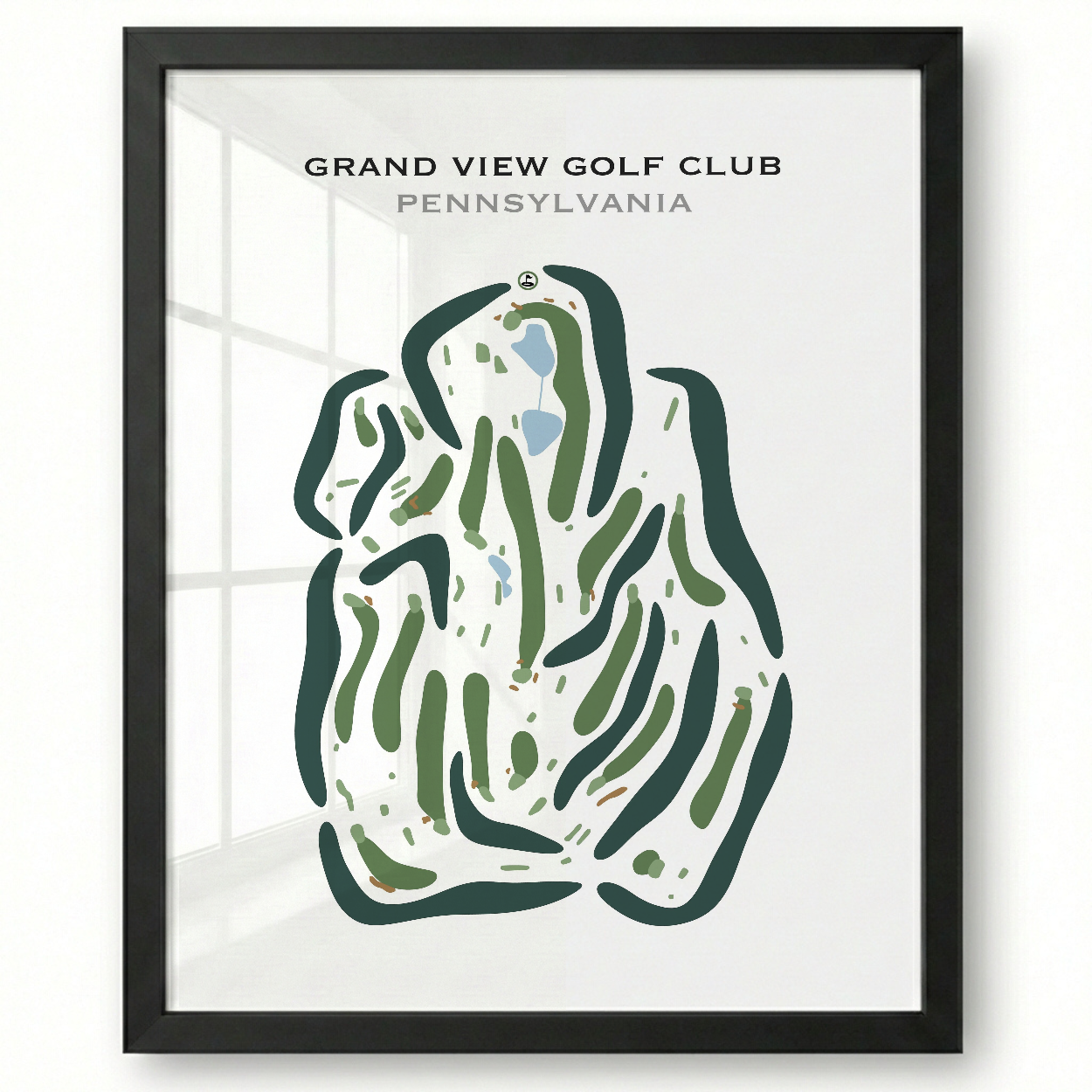 Grand View Golf Club, Pennsylvania - Printed Golf Courses