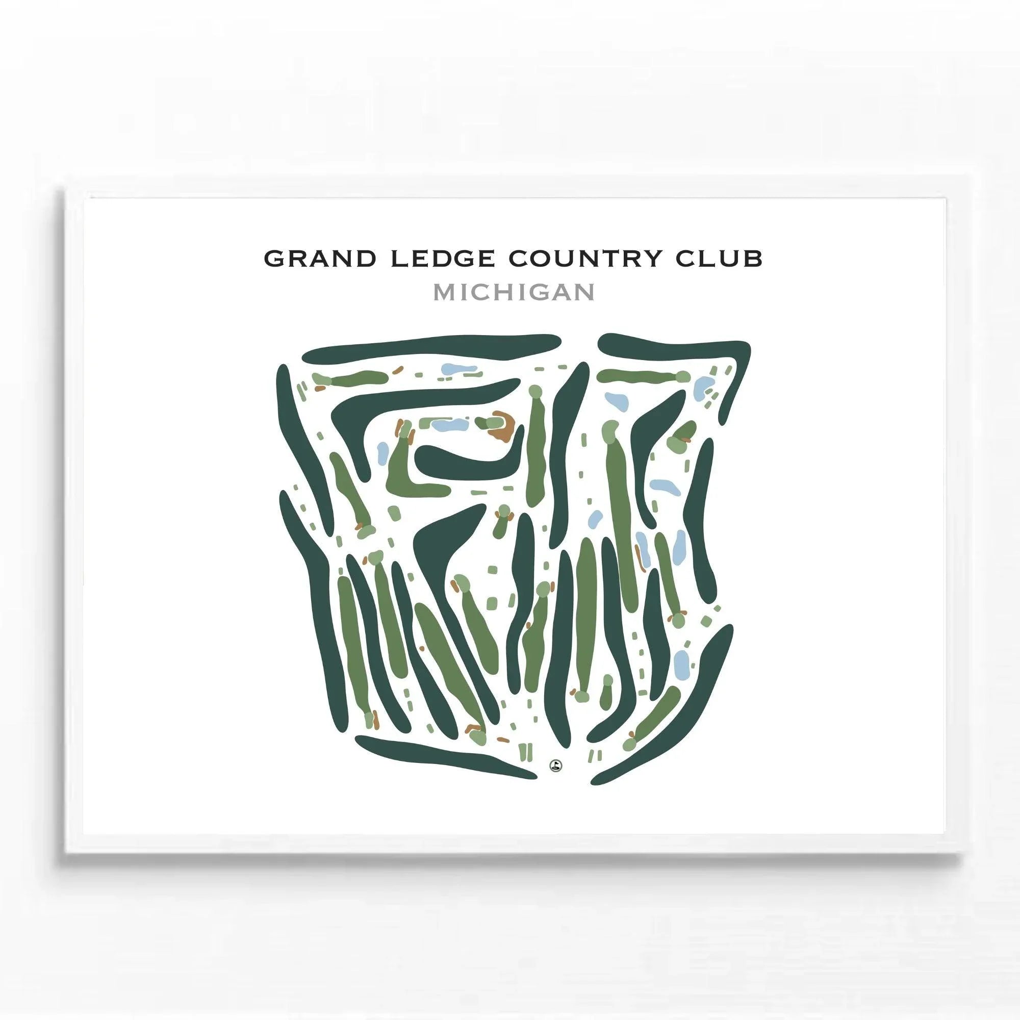 Grand Ledge Country Club, Michigan - Printed Golf Course
