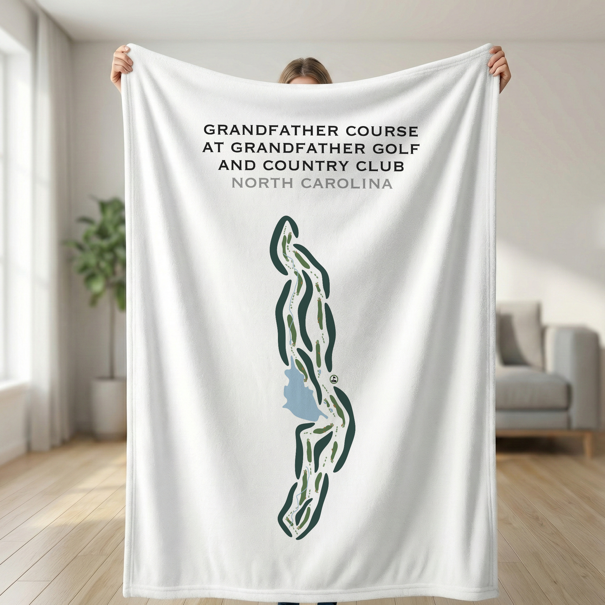 Grandfather Course at Grandfather Golf & Country Club, North Carolina - Printed Golf Courses