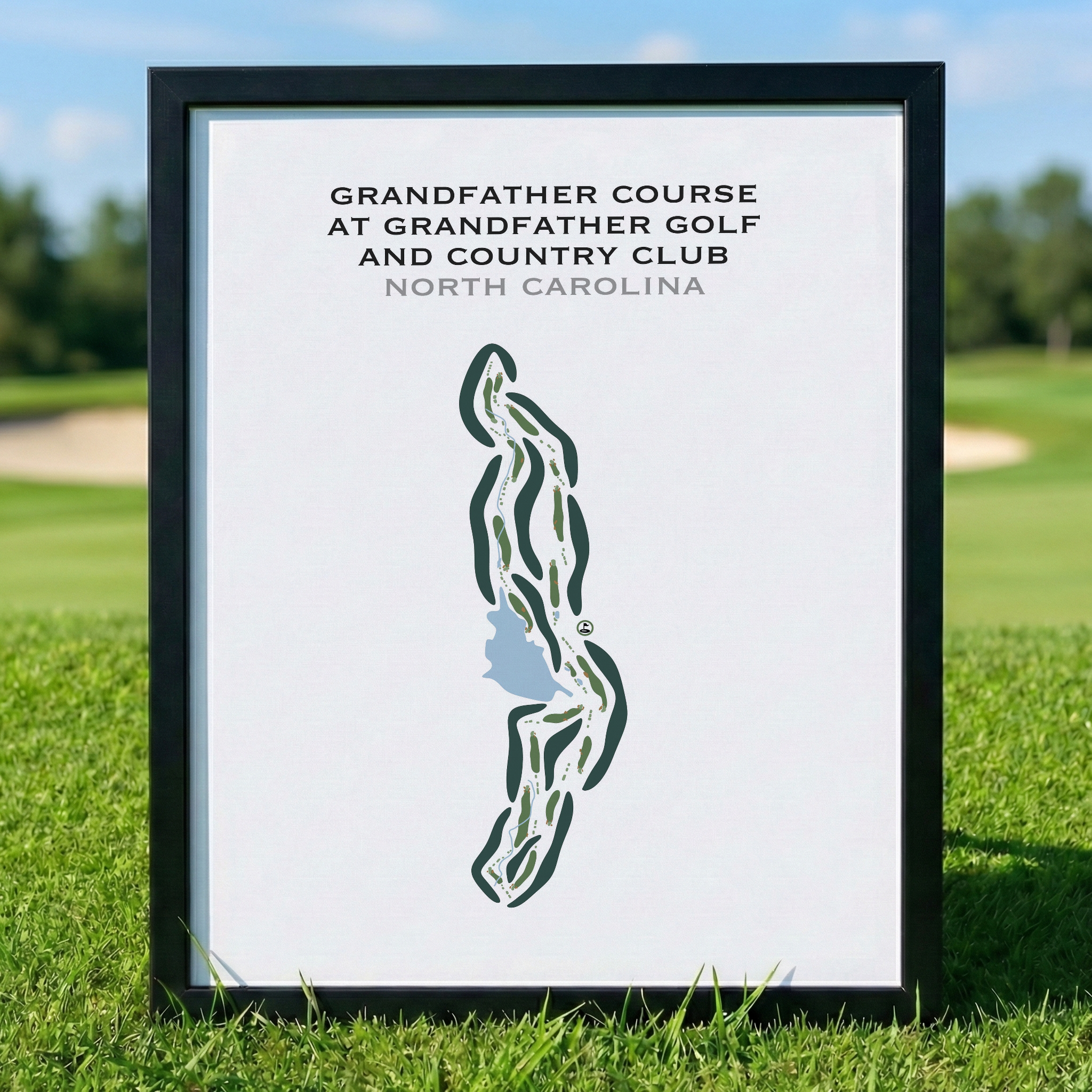 Grandfather Course at Grandfather Golf & Country Club, North Carolina - Printed Golf Courses
