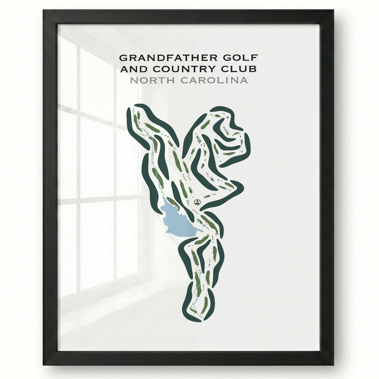 Grandfather Golf & Country Club, North Carolina - Printed Golf Courses
