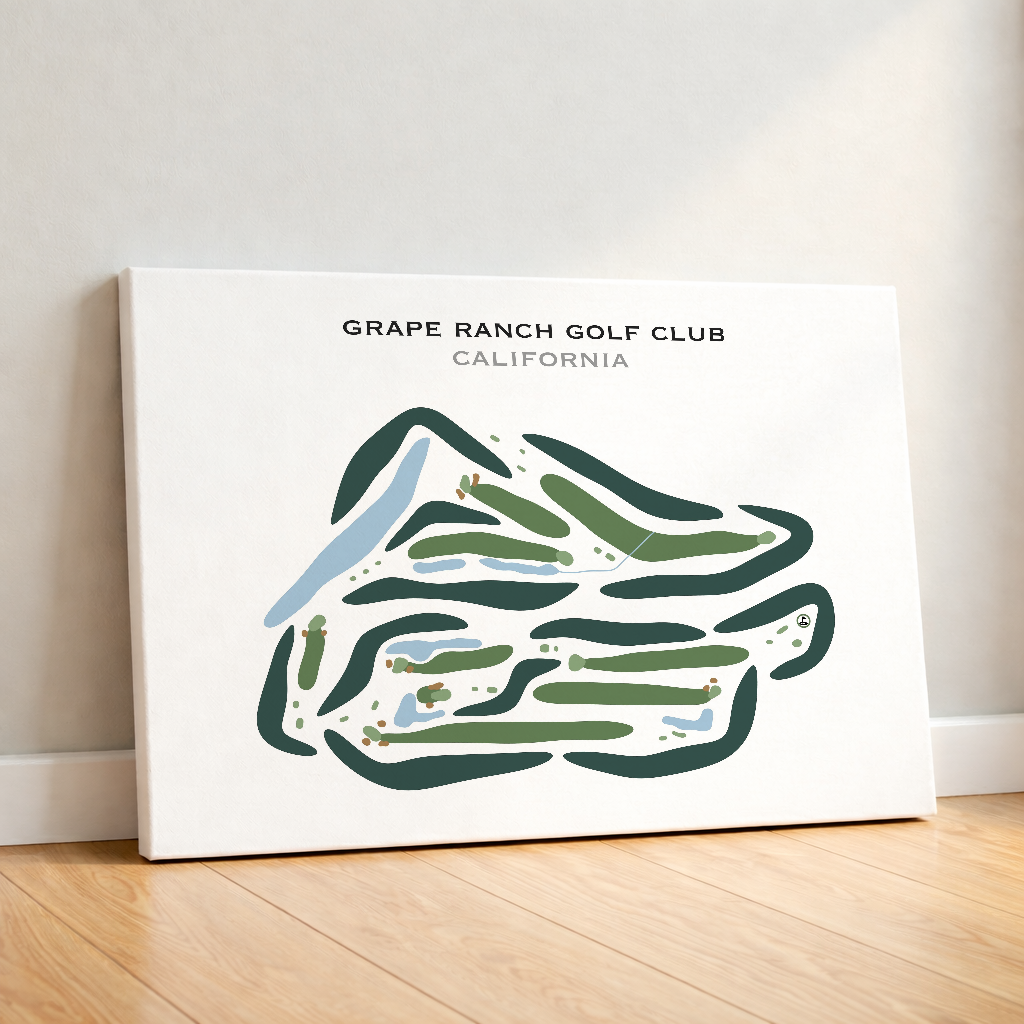 Grape Ranch Golf Club, California - Printed Golf Courses