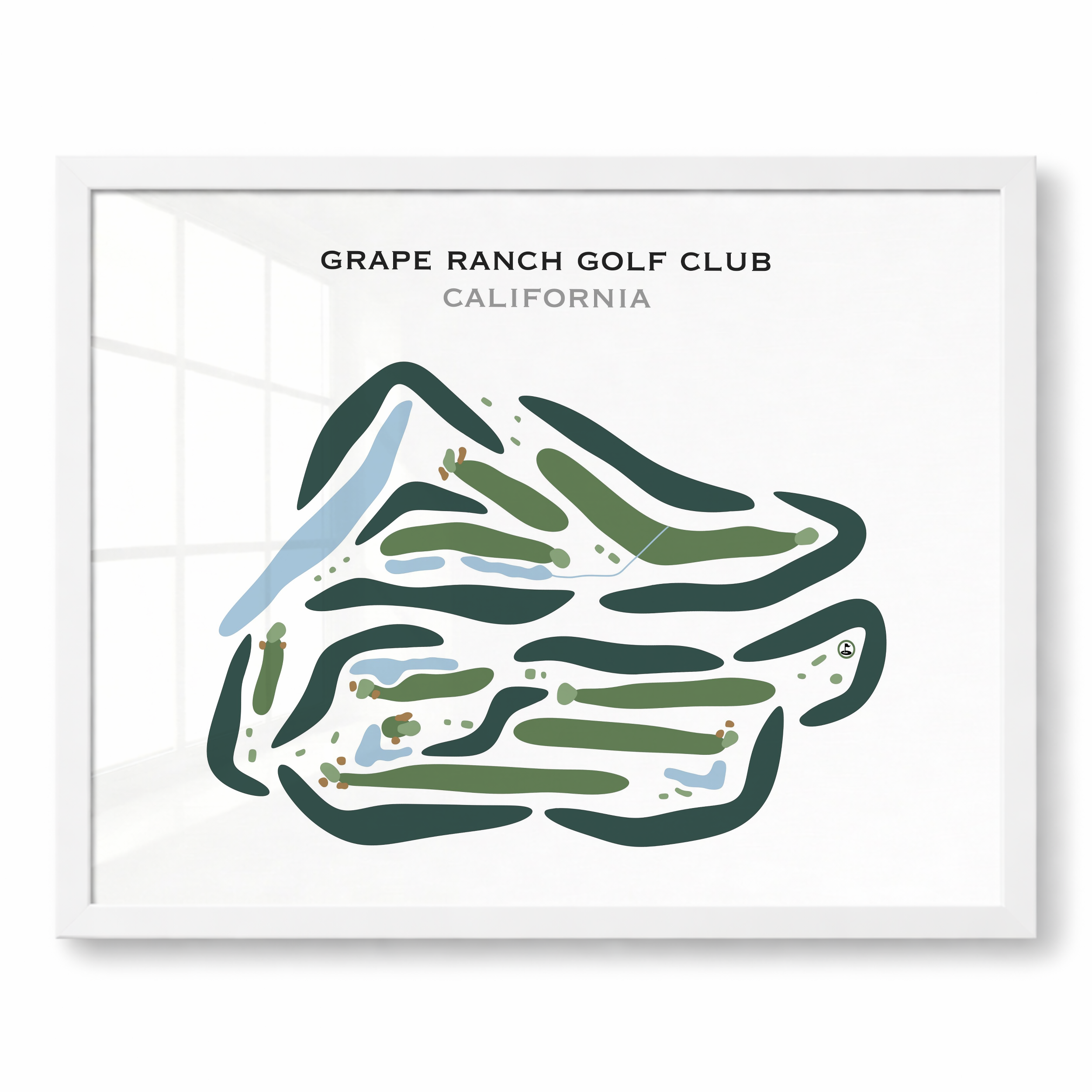 Grape Ranch Golf Club, California - Printed Golf Courses