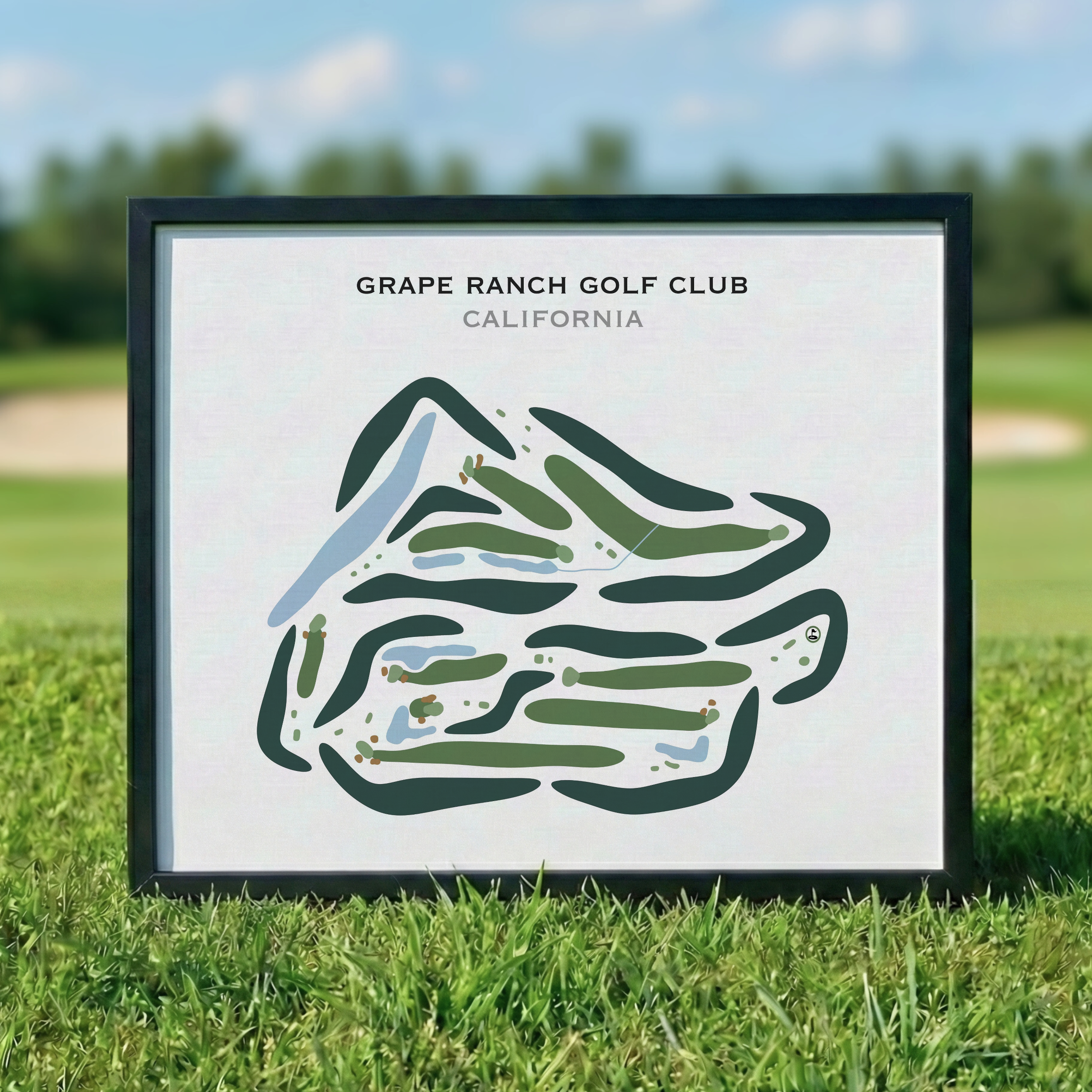 Grape Ranch Golf Club, California - Printed Golf Courses
