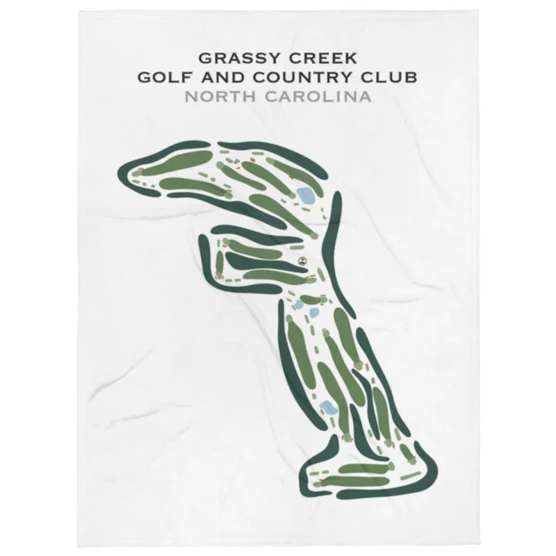 Grassy Creek Golf & Country Club, North Carolina - Printed Golf Course