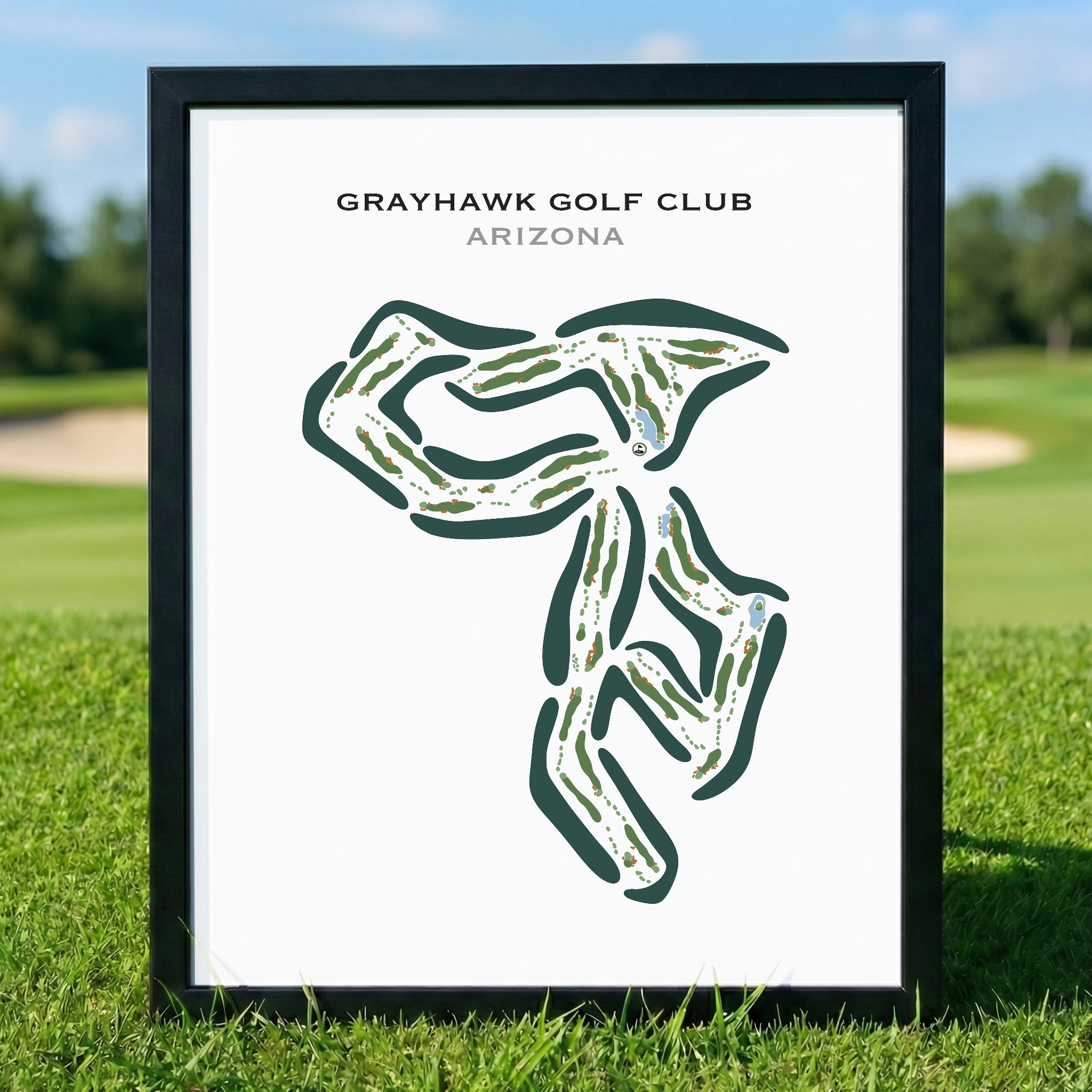 Grayhawk Golf Club, Arizona - Printed Golf Courses