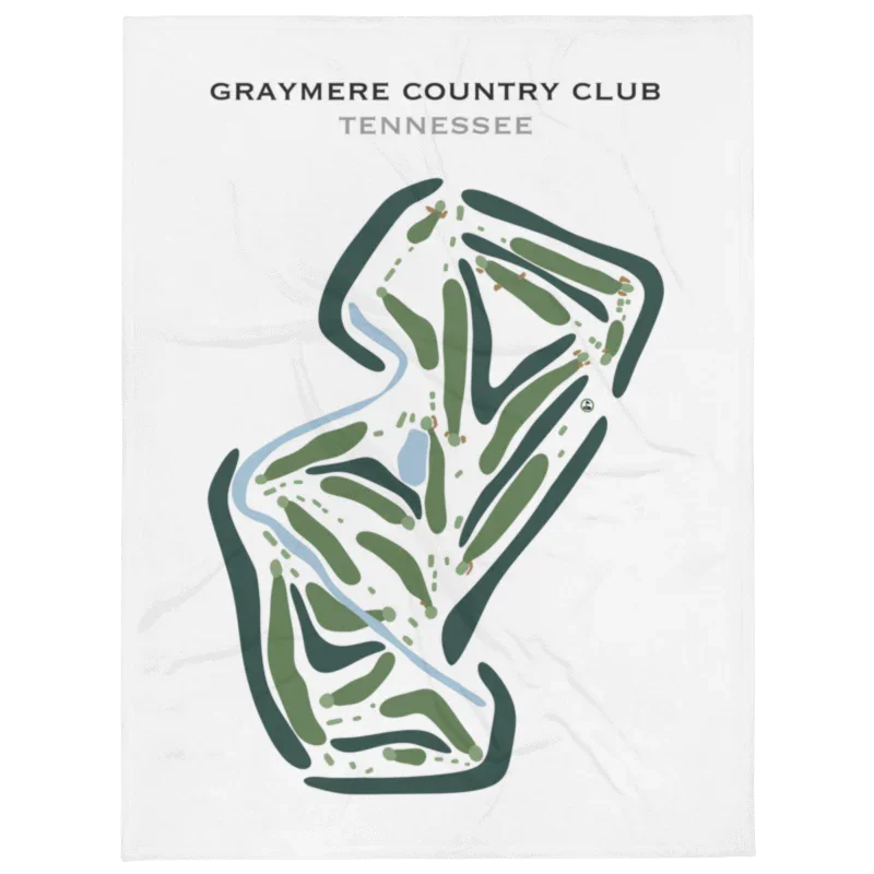 Graymere Country Club, Tennessee - Printed Golf Course