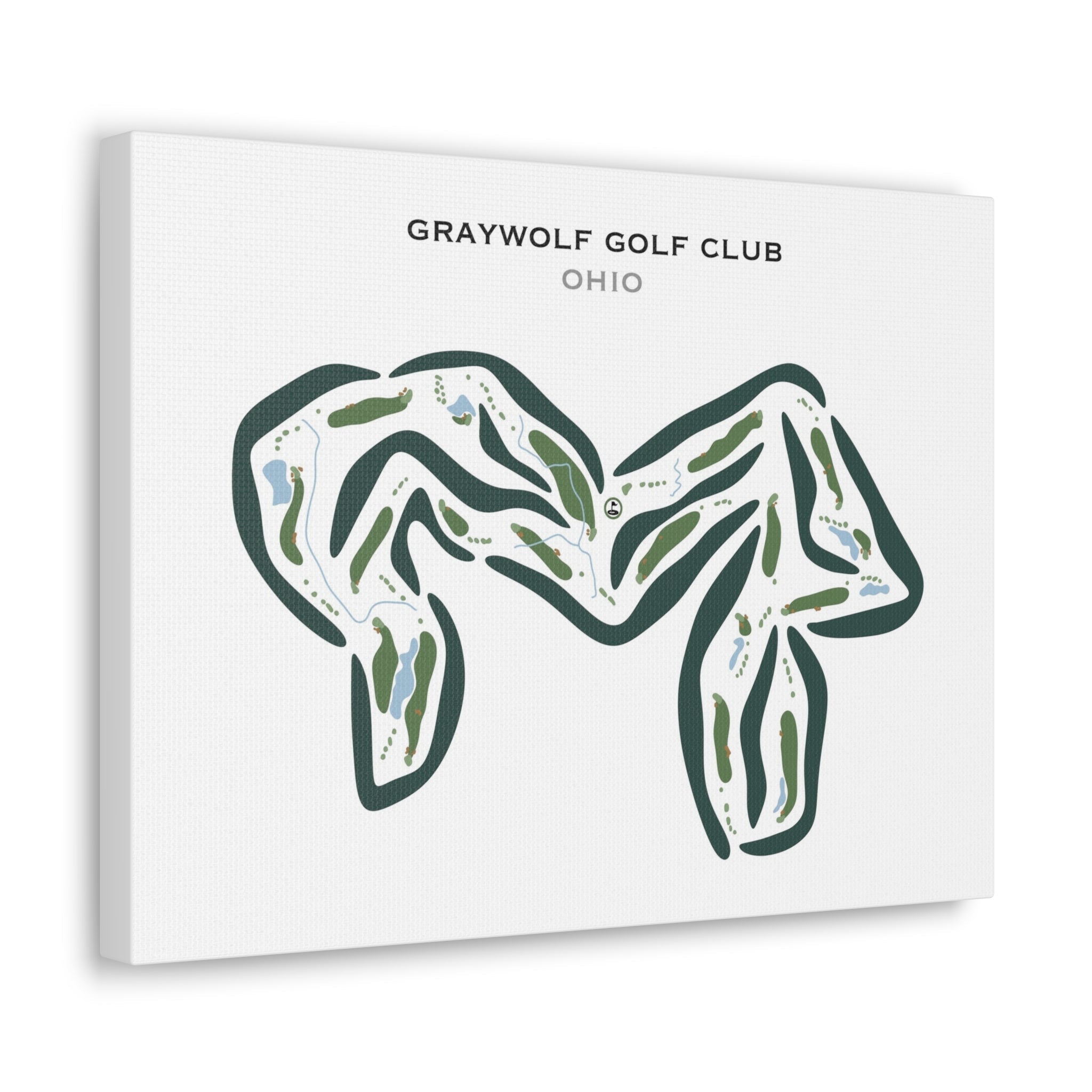 Graywolf Golf Club, Ohio - Printed Golf Courses