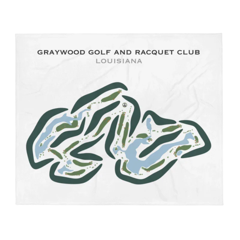 Graywood Golf & Racquet Club, Louisiana - Printed Golf Courses